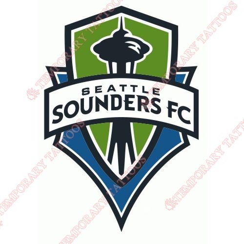 Seattle Sounders FC Customize Temporary Tattoos Stickers NO.8473